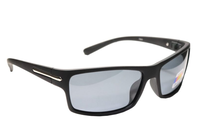 Matte Black Full Rim Sport Sunglasses