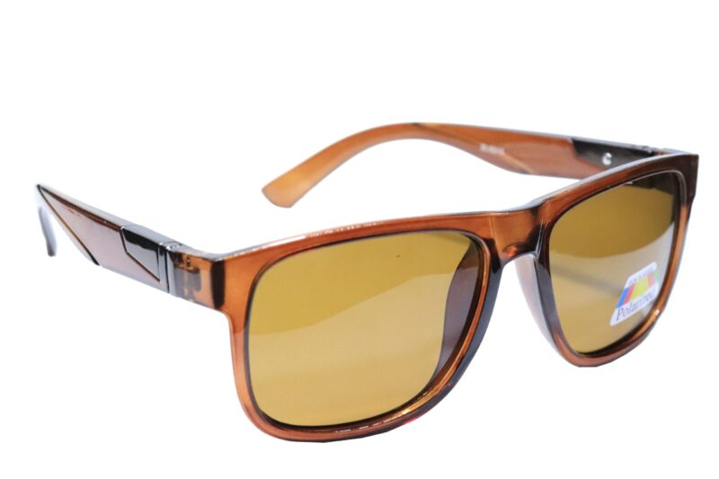 Brown Full Rim Square Prescription Sunglasses