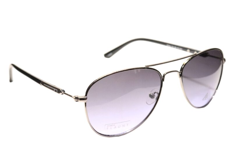 Silver Full Rim Aviators Prescription Sunglasses