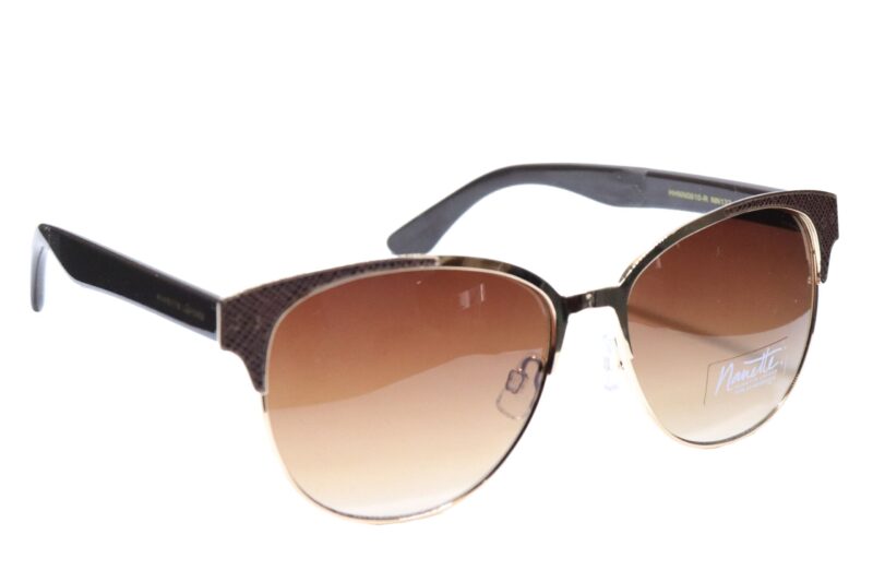 Gold Full Rim Clubmaster Sunglasses
