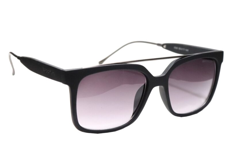 Black Full Rim Rectangle Prescription Sunglasses
