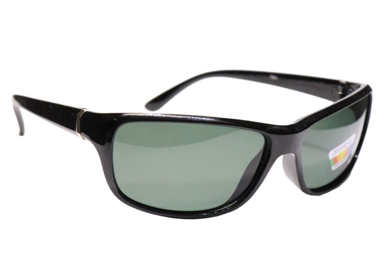 Matte Black Full Rim Sport Sunglasses