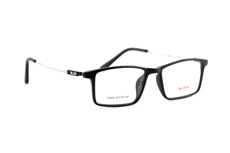 Black Full Rim Rectangle Eyeglasses