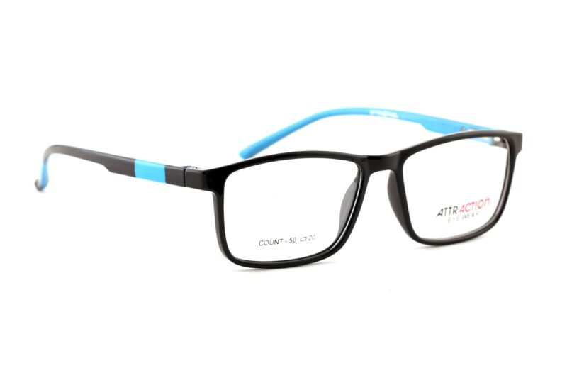 Black Full Rim Rectangle Eyeglasses