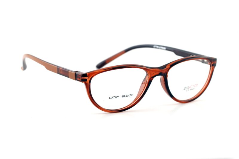 Brown Full Rim Cat Eye Eyeglasses