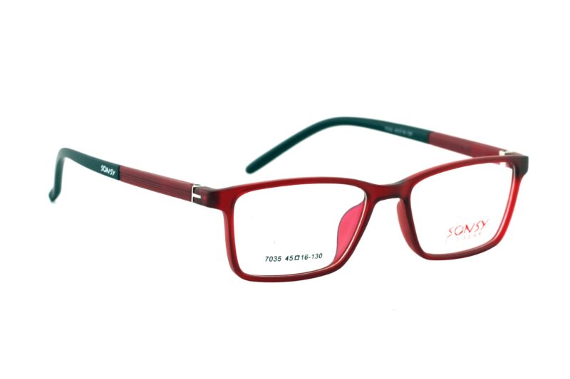 Dark Brown Full Rim Rectangle Eyeglasses