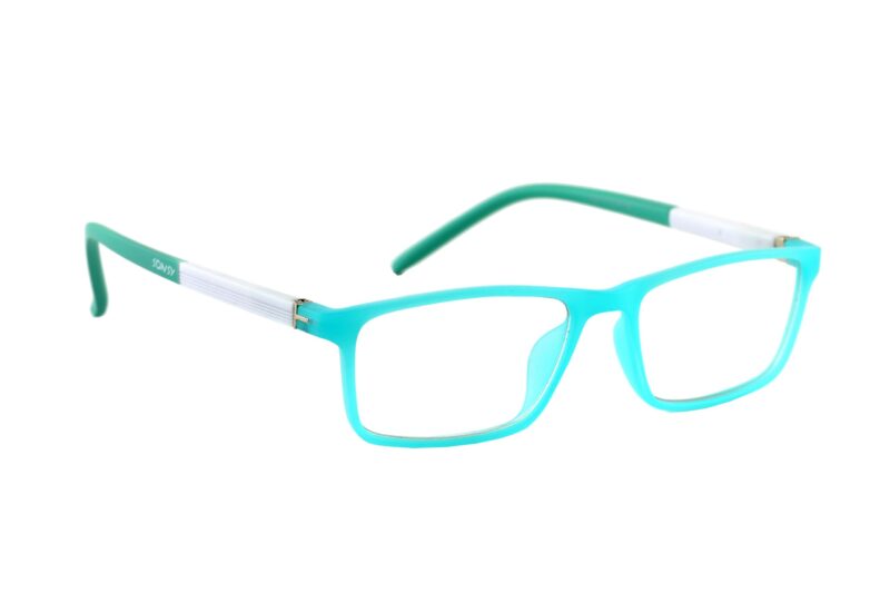 Sky Blue Full Rim Rectangle Eyeglasses