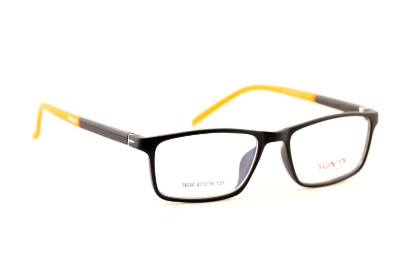Matte Black Full Rim Rectangle Eyeglasses