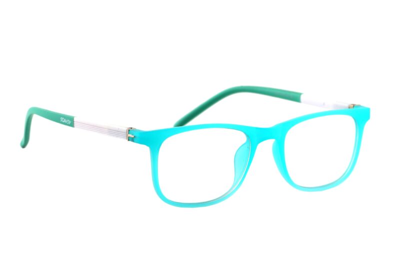 Sky Blue Full Rim Rectangle Eyeglasses