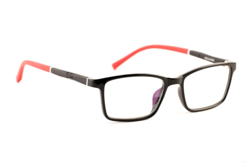 Black Full Rim Rectangle Eyeglasses