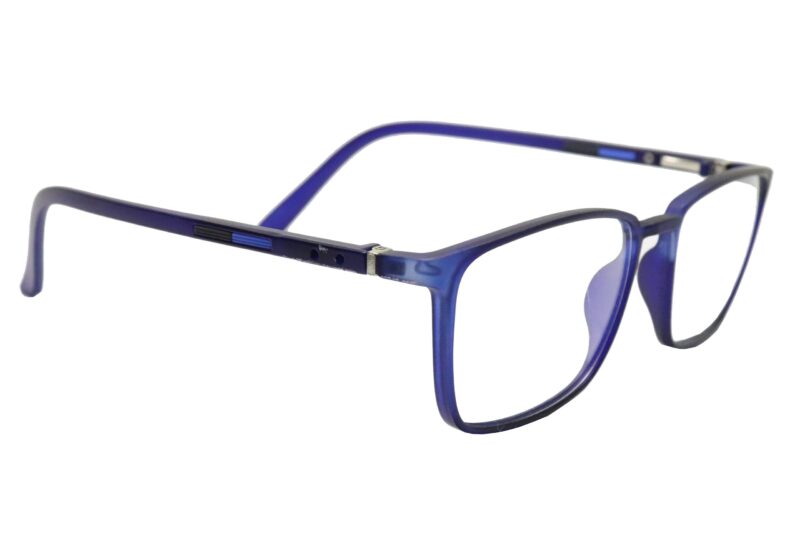 Dark Blue Full Rim Rectangle Eyeglasses