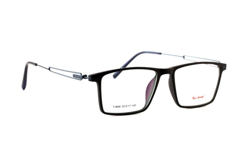 Black Full Rim Rectangle Eyeglasses
