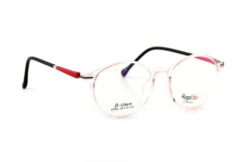 Transparent Full Rim Round Eyeglasses