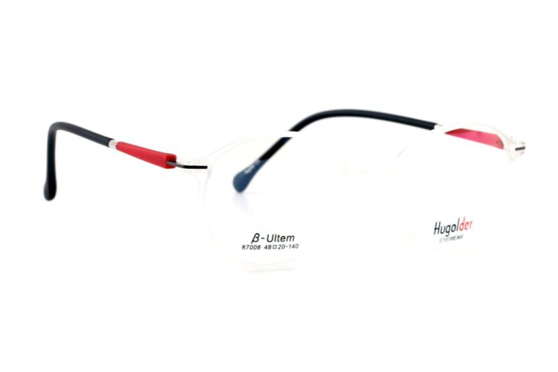 Transparent Full Rim Round Eyeglasses