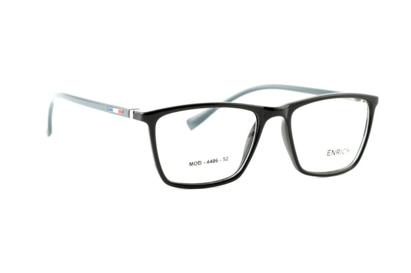 Black Full Rim Rectangle Eyeglasses