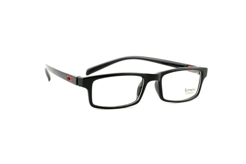 Black Full Rim Rectangle Eyeglasses