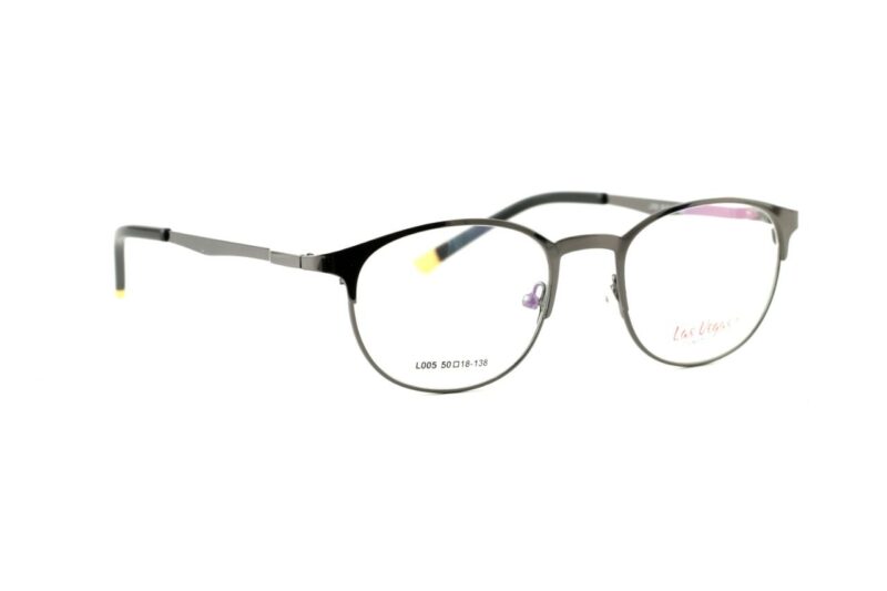 Gunmetal Full Rim Club Master Eyeglasses