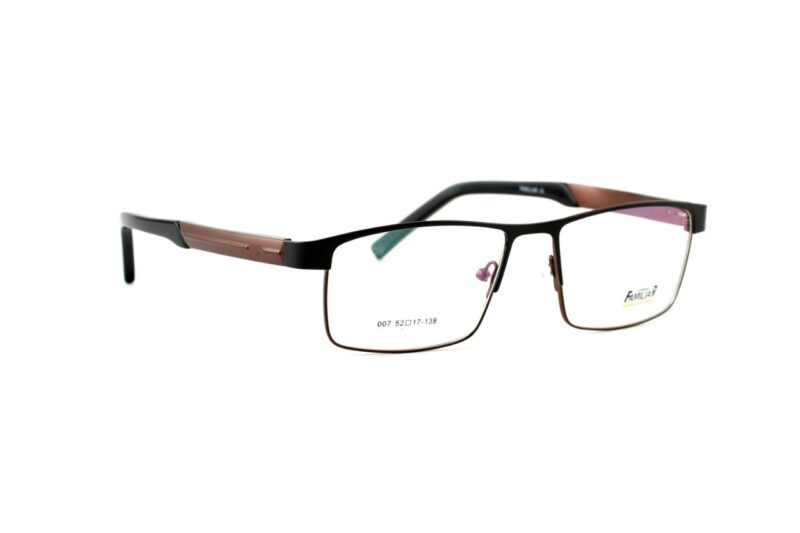 Black Full Rim Rectangle Eyeglasses
