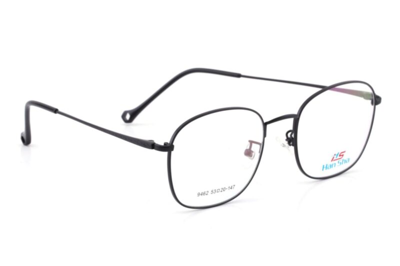 Black Full Rim Rectangle Eyeglasses