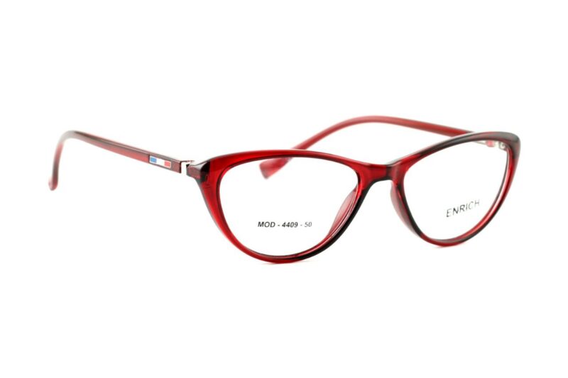 Maroon Full Rim Cat Eye Eyeglasses