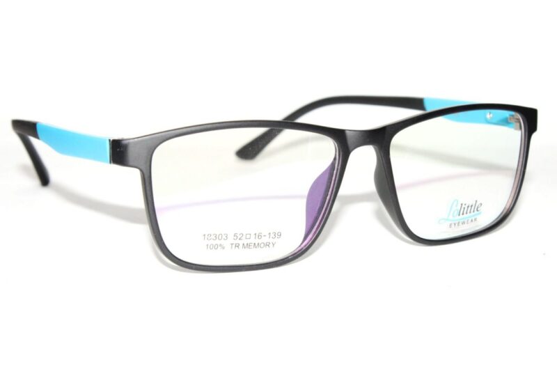 Black Full Rim Rectangle Eyeglasses
