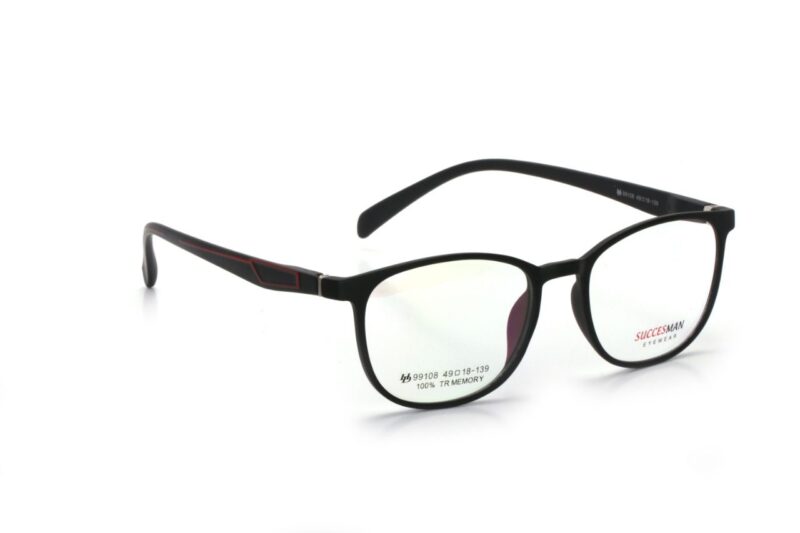 Black Full Rim Rectangle Eyeglasses