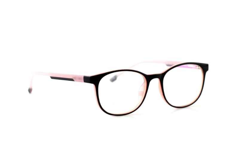 Black Full Rim Round Eyeglasses