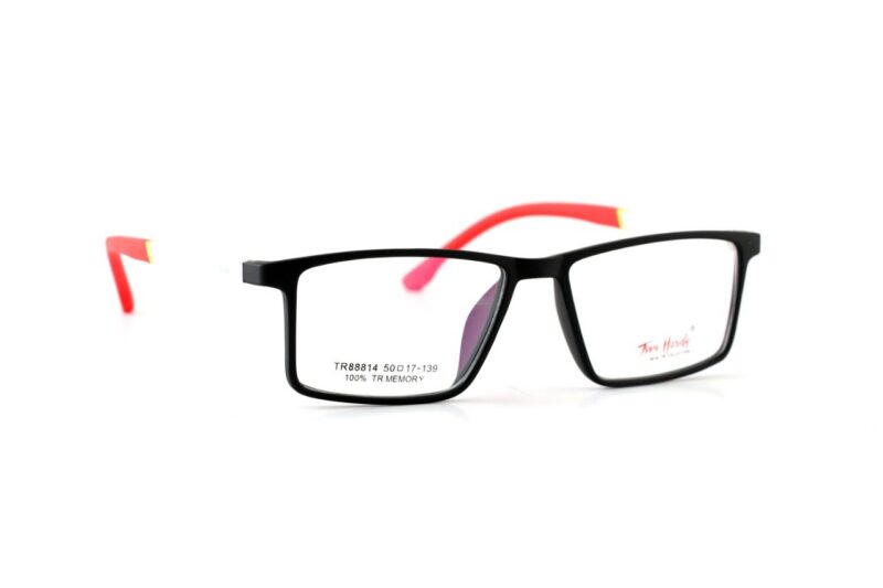 Black Full Rim Rectangle Eyeglasses