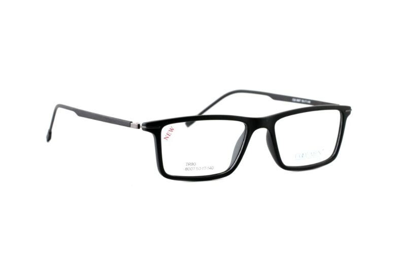 Black Full Rim Rectangle Eyeglasses
