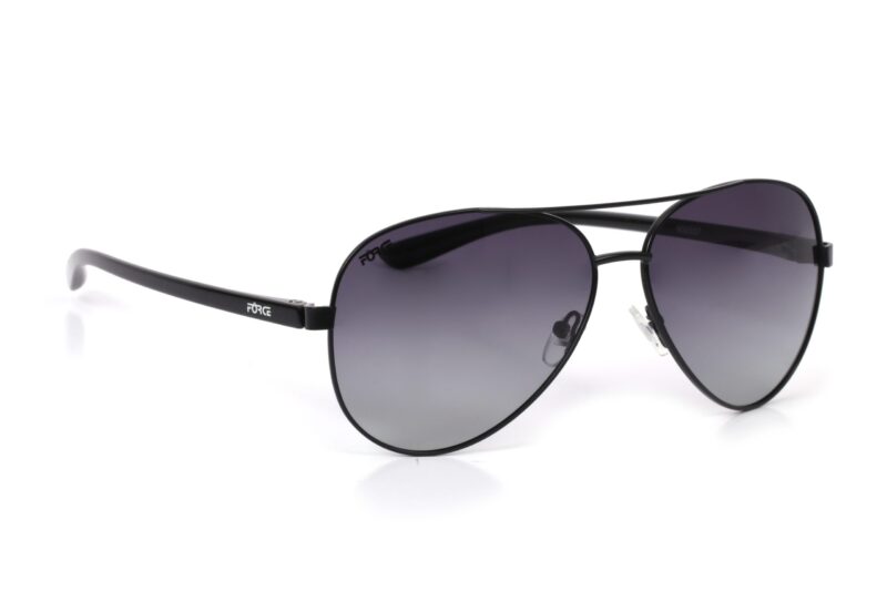 Black Full Rim Aviator Sunglasses