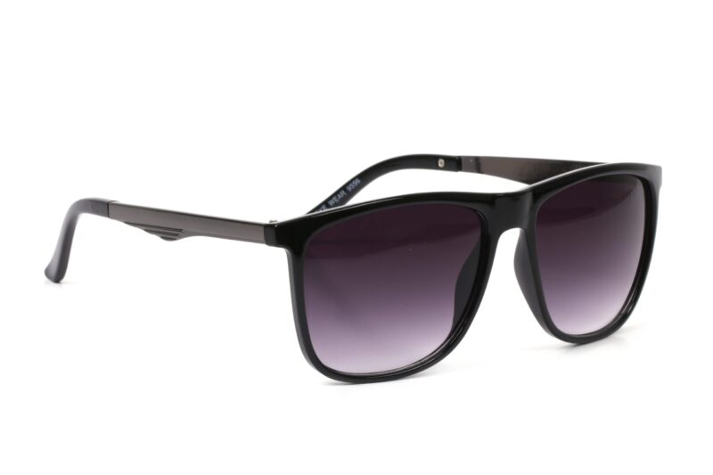 Black Full Rim Square Sunglasses
